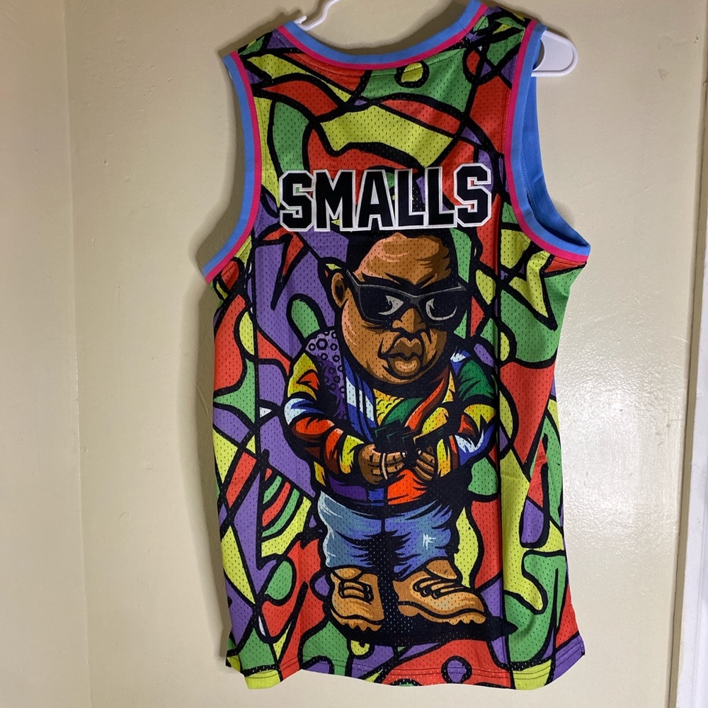 hip hop biggie smalls nba style jersey embroidered vintage look notorious big